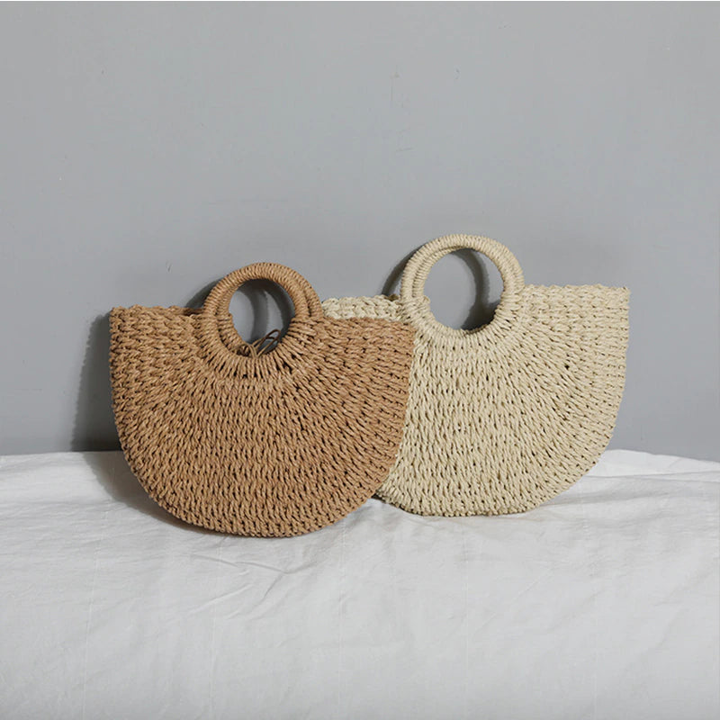 GISELE straw bag