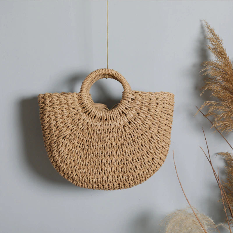 GISELE straw bag