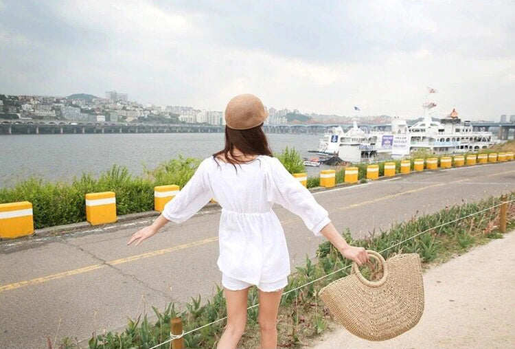 GISELE straw bag