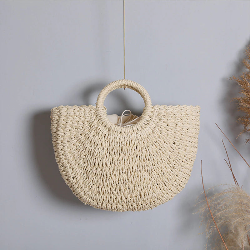 GISELE straw bag