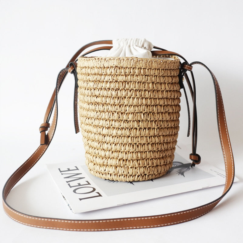 LENA straw bag