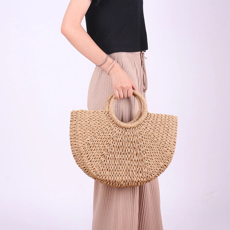 GISELE straw bag