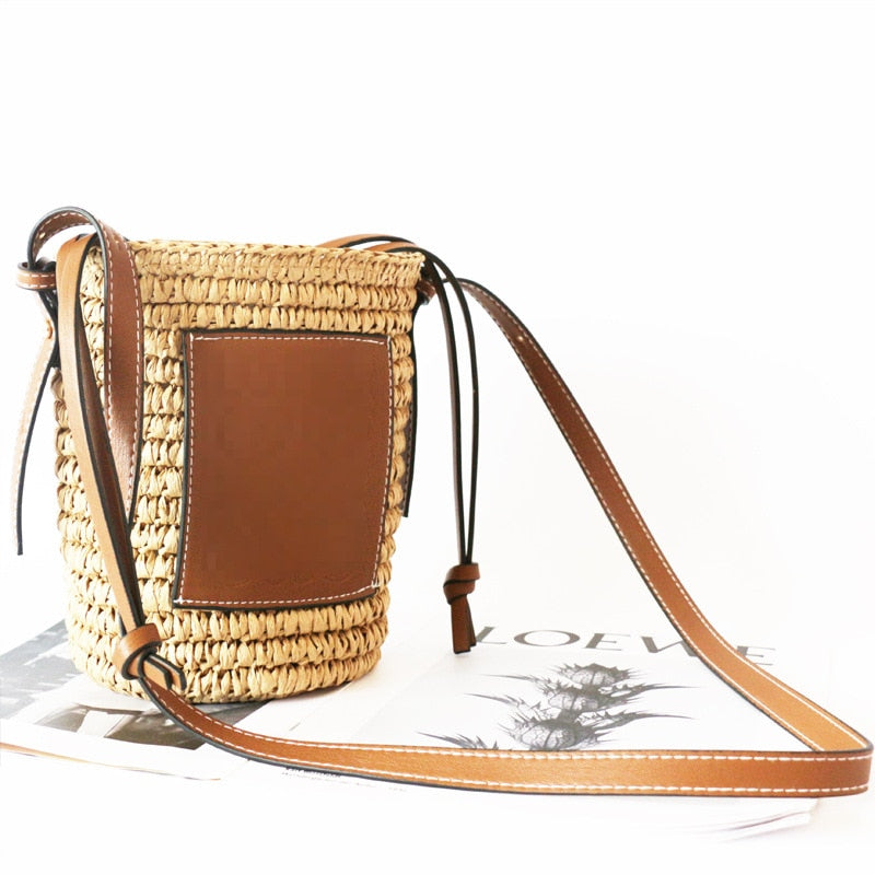 LENA straw bag