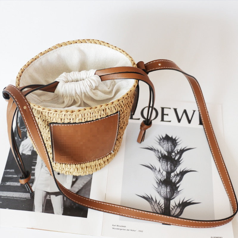 LENA straw bag