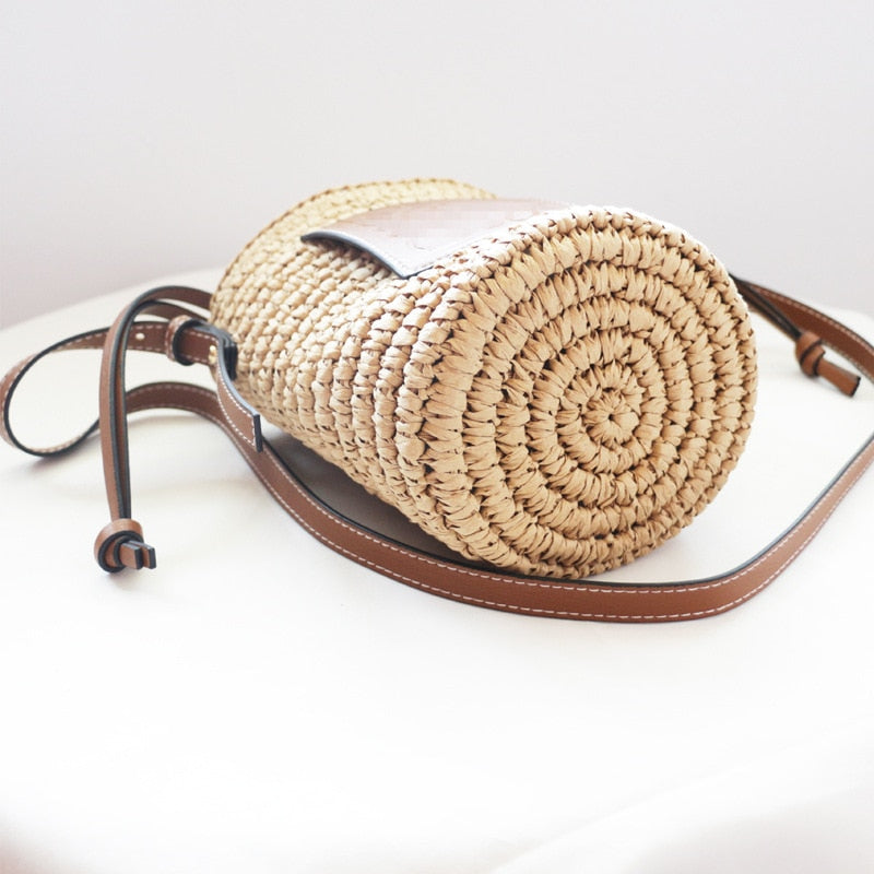 LENA straw bag